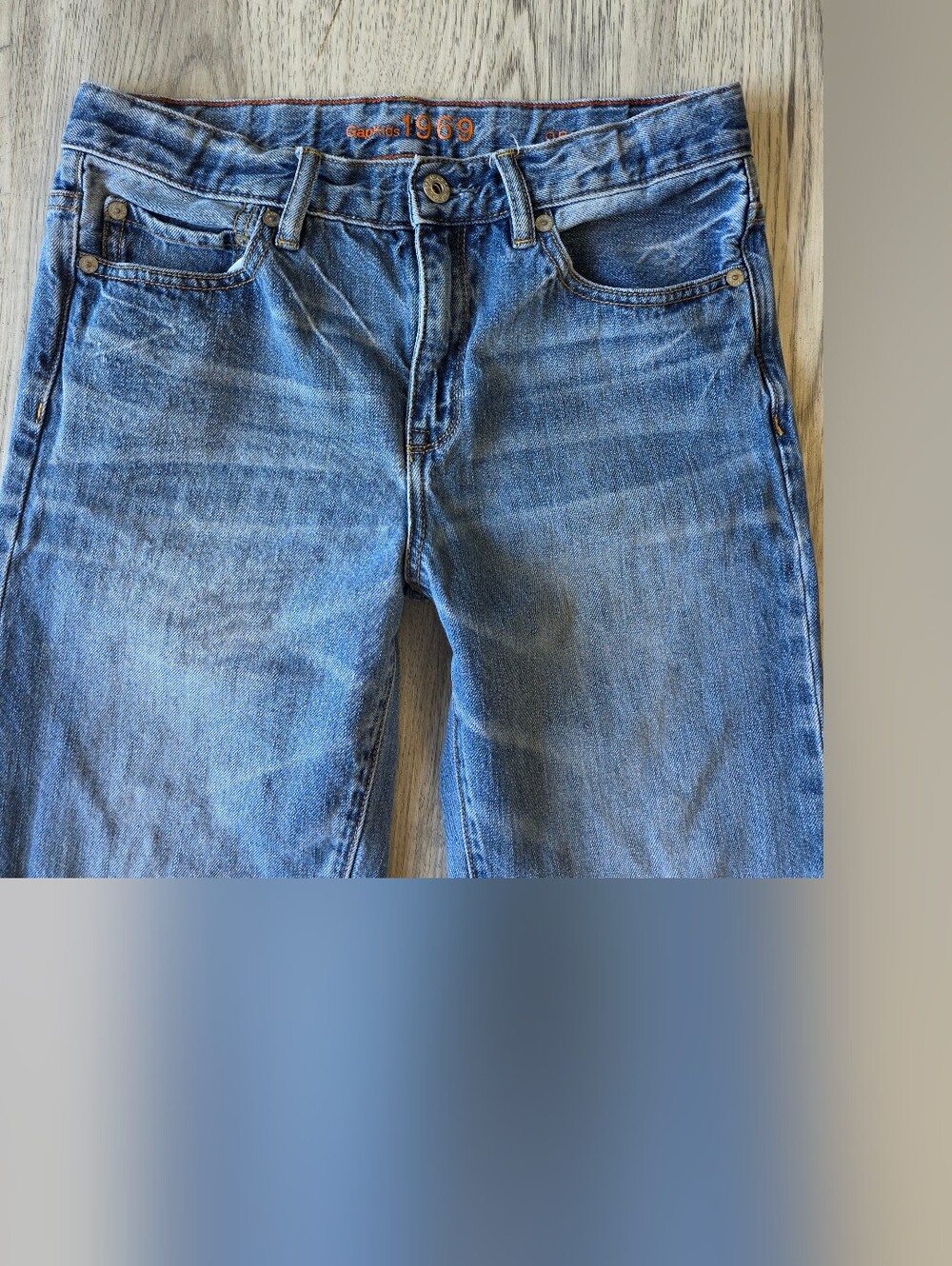 Gap Kids 1969 Boys 12 Husky Jeans Original Fit - Picture 2 of 10